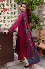 Carnation Luxury Festive Edit By Rangrasiya Unstitched Lawn Embroidered 3 Piece -RRCRE25L07- Aria - Summer Collection