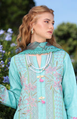Lifestyle By Rang Rasiya Unstitched Lawn Printed 3 Piece Suit  - RRLSPL -Aster- Summer Collection