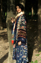 Wilderness by Elaf Unstitched Embroidered Pashmina Shawl  3 Piece Suit ELFWLDW- 6B- ASTRA- Winter Collection