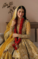 Shehnai by Afrozeh Unstitched Hand work Organza 3 Piece Suit- AFRSHNF -08-AYLIN - Wedding Collection