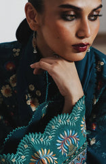 Karandi AW Edit 1 by Jugnu Lahore Unstitched Embroidered Karandi 3 Piece Suit - JUGKRDW-Baagh - Winter Collection