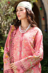 Lifestyle By Rang Rasiya Unstitched Lawn Printed 3 Piece Suit  - RRLSPL -Blush - Summer Collection