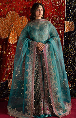 Jhil Mill By Maria Osama Khan Unstitched Hand Embroidered 3 Piece - MOKJM25F-Chamkeli- Wedding Collection