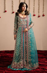 Jhil Mill By Maria Osama Khan Unstitched Hand Embroidered 3 Piece - MOKJM25F-Chamkeli- Wedding Collection