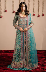Jhil Mill By Maria Osama Khan Unstitched Hand Embroidered 3 Piece - MOKJM25F-Chamkeli- Wedding Collection