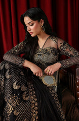 La Fuschia By Afrozeh Unstitched Embroidred Organza 3 Piece Suit  - AFRLAF - Chariot - Formal Collection