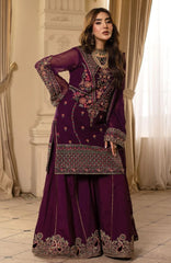 Raj Kumari By Sidra Aleem Unstitched Embroidered Suit 3 Piece -SDARK25F2- Festive Collection