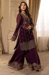 Raj Kumari By Sidra Aleem Unstitched Embroidered Suit 3 Piece -SDARK25F2- Festive Collection