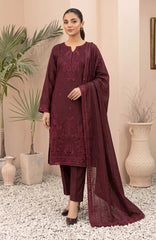 Meena  By Tawakkal Unstitched Embroidered Dhanak 3 Piece Suit - TWLMNA-03- Winter Collection