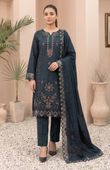 Meena  By Tawakkal Unstitched Embroidered Dhanak 3 Piece Suit - TWLMNA-04- Winter Collection