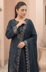 Meena  By Tawakkal Unstitched Embroidered Dhanak 3 Piece Suit - TWLMNA-04- Winter Collection