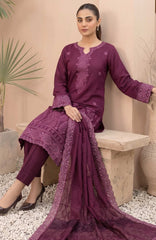 Meena  By Tawakkal Unstitched Embroidered Dhanak 3 Piece Suit - TWLMNA-05- Winter Collection