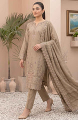 Meena  By Tawakkal Unstitched Embroidered Dhanak 3 Piece Suit - TWLMNA-06- Winter Collection