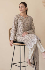 Qainaat Vol-1 By Tawakkal Unstitched Embroidered Dhanak 3 Piece Suit - TWLQNT-05- Winter Collection