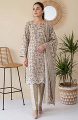 Qainaat Vol-1 By Tawakkal Unstitched Embroidered Dhanak 3 Piece Suit - TWLQNT-05- Winter Collection