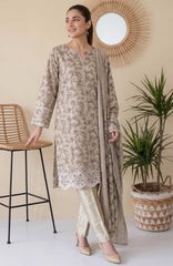 Qainaat Vol-1 By Tawakkal Unstitched Embroidered Dhanak 3 Piece Suit - TWLQNT-05- Winter Collection