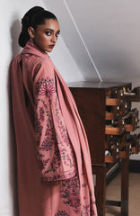 Karandi AW Edit 1 by Jugnu Lahore Unstitched Embroidered Karandi 3 Piece Suit - JUGKRDW-Dahlia - Winter Collection