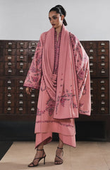 Karandi AW Edit 1 by Jugnu Lahore Unstitched Embroidered Karandi 3 Piece Suit - JUGKRDW-Dahlia - Winter Collection