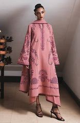 Karandi AW Edit 1 by Jugnu Lahore Unstitched Embroidered Karandi 3 Piece Suit - JUGKRDW-Dahlia - Winter Collection