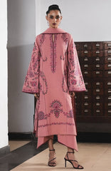 Karandi AW Edit 1 by Jugnu Lahore Unstitched Embroidered Karandi 3 Piece Suit - JUGKRDW-Dahlia - Winter Collection