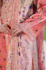 Lifestyle By Rang Rasiya Unstitched Lawn Printed 3 Piece Suit  - RRLSPL -Daisy - Summer Collection