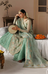 Shehnai by Afrozeh Unstitched Hand work Organza 3 Piece Suit- AFRSHNF -06-DASTOOR - Wedding Collection