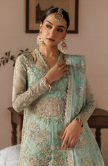 Shehnai by Afrozeh Unstitched Hand work Organza 3 Piece Suit- AFRSHNF -06-DASTOOR - Wedding Collection