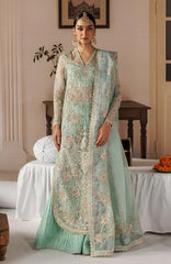 Shehnai by Afrozeh Unstitched Hand work Organza 3 Piece Suit- AFRSHNF -06-DASTOOR - Wedding Collection