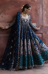 The Doll House By Hussain Rehar Unstitched Korean Silk Embroidered  3 Piece Suit -HRDLHF03-Dil Afroz-  Festive Collection