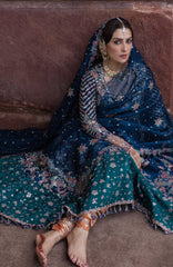 The Doll House By Hussain Rehar Unstitched Korean Silk Embroidered  3 Piece Suit -HRDLHF03-Dil Afroz-  Festive Collection