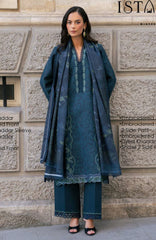 Meet Me in Istanbul By Rangrasiya Unstitched Embroidered Khaddar 3 Piece Suit - RRMIKHDW-DUSK- Winter Collection