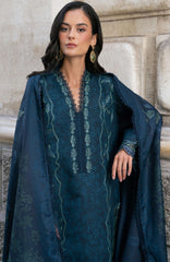Meet Me in Istanbul By Rangrasiya Unstitched Embroidered Khaddar 3 Piece Suit - RRMIKHDW-DUSK- Winter Collection