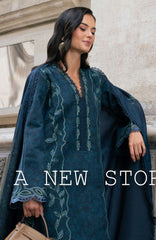 Meet Me in Istanbul By Rangrasiya Unstitched Embroidered Khaddar 3 Piece Suit - RRMIKHDW-DUSK- Winter Collection
