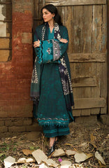 Wilderness by Elaf Unstitched Embroidered Pashmina Shawl  3 Piece Suit ELFWLDW- 5B- DUSK - Winter Collection