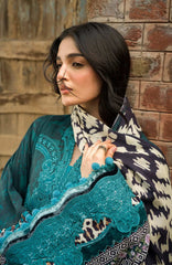 Wilderness by Elaf Unstitched Embroidered Pashmina Shawl  3 Piece Suit ELFWLDW- 5B- DUSK - Winter Collection