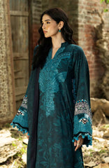Wilderness by Elaf Unstitched Embroidered Pashmina Shawl  3 Piece Suit ELFWLDW- 5B- DUSK - Winter Collection