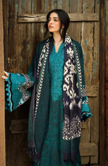 Wilderness by Elaf Unstitched Embroidered Pashmina Shawl  3 Piece Suit ELFWLDW- 5B- DUSK - Winter Collection