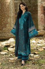 Wilderness by Elaf Unstitched Embroidered Pashmina Shawl  3 Piece Suit ELFWLDW- 5B- DUSK - Winter Collection
