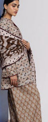 Coco Prints Vol-4 By Zara Shahjahan Unstitched Lawn Printed 3 Piece Suit - CCZSV4LP-7B- ELOWEN- Summer Collection