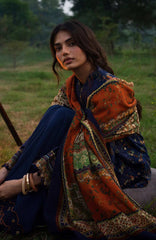 Wilderness by Elaf Unstitched Embroidered Pashmina Shawl  3 Piece Suit ELFWLDW- 8B- ELSEWHERE- Winter Collection
