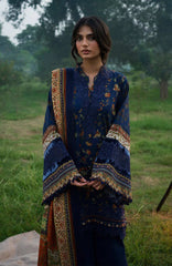 Wilderness by Elaf Unstitched Embroidered Pashmina Shawl  3 Piece Suit ELFWLDW- 8B- ELSEWHERE- Winter Collection