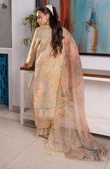 Carnation Luxury Festive Edit By Rangrasiya Unstitched Lawn Embroidered 3 Piece -RRCRE25L01- Ezra - Summer Collection