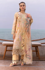Carnation Luxury Festive Edit By Rangrasiya Unstitched Lawn Embroidered 3 Piece -RRCRE25L01- Ezra - Summer Collection