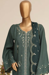 Luxury Embroidered by Sadabhar Stitched Embroidered 3 Piece Suit - SDBSBLEL-01- Festive Collection