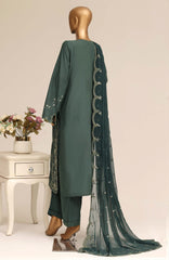Luxury Embroidered by Sadabhar Stitched Embroidered 3 Piece Suit - SDBSBLEL-01- Festive Collection