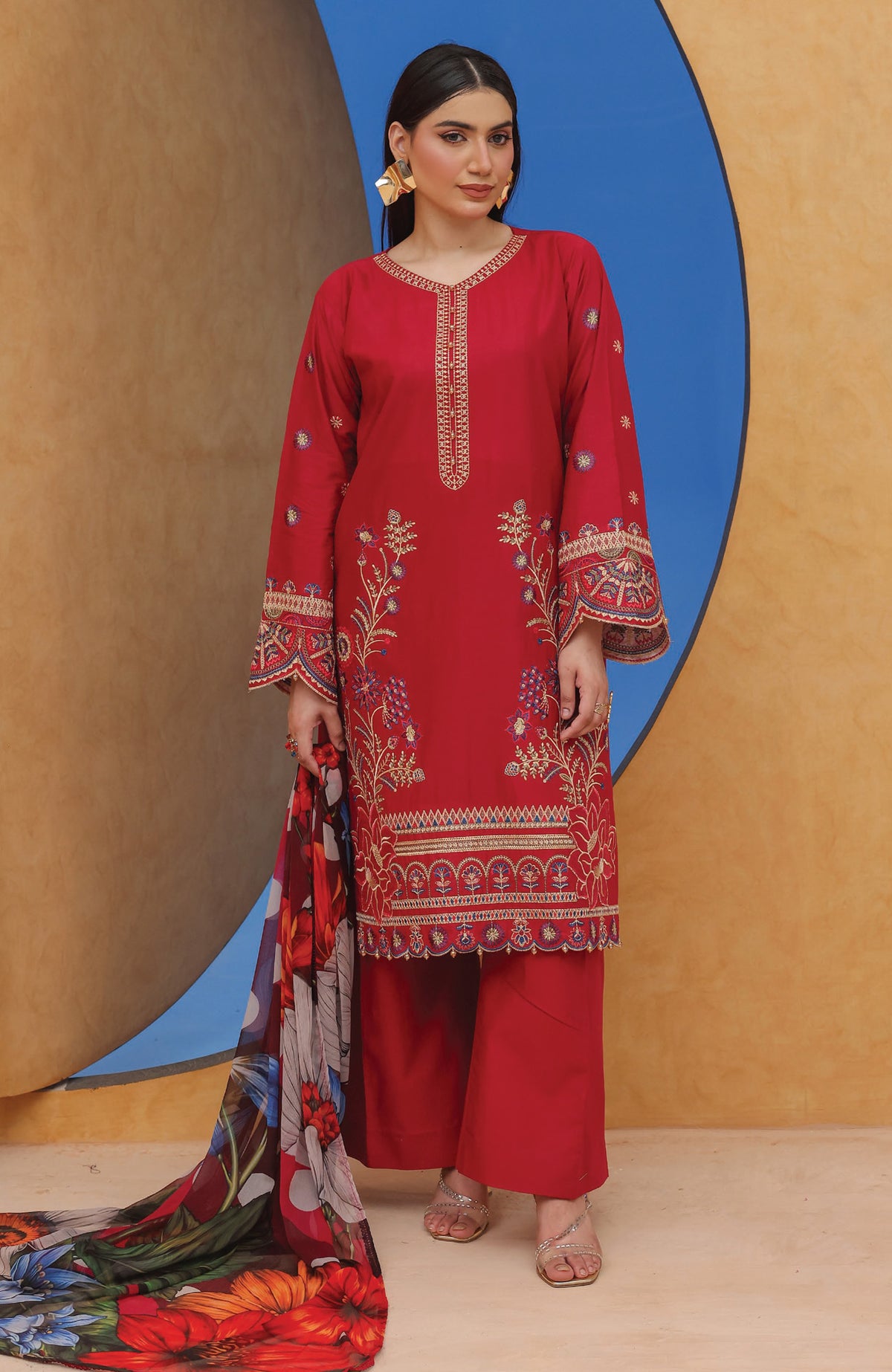 Sargoshi by Gul-e- Rukh - Ready To wear Lawn Embroidered 3 Piece Suit - GRSRG-01- Summer Collection