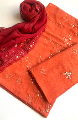Jacard By AB Textile Unstitched Self Jacquard Lawn 3 Piece - ABJACEL-01- Summer Collection