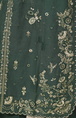 Luxury Embroidered by Sadabhar Stitched Embroidered 3 Piece Suit - SDBSBLEL-01- Festive Collection