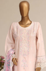 Luxury Embroidered by Sadabhar Stitched Embroidered 3 Piece Suit - SDBSBLEL-02- Festive Collection