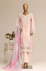 Luxury Embroidered by Sadabhar Stitched Embroidered 3 Piece Suit - SDBSBLEL-02- Festive Collection